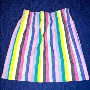 JCREW FACTORY MULTICOLORED SIDEWALK SKIRT